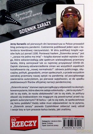 Dziennik zarazy - Jerzyy Karwelis [KSIĄŻKA]