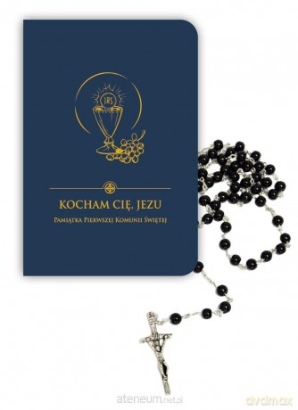 Kocham Cię Jezu. Pamiątka I Komunii Św. + różaniec - Damian Bryl [KSIĄŻKA]