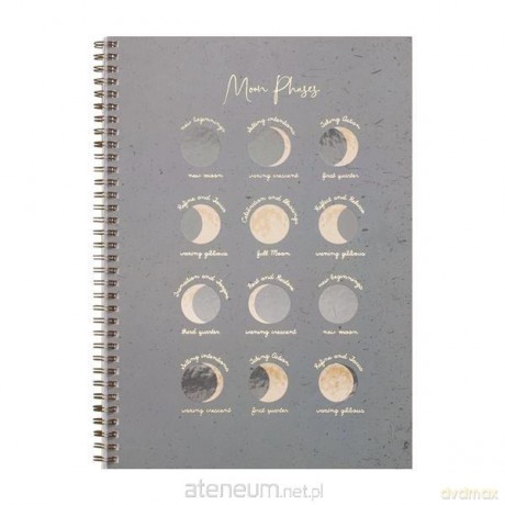 Notes A4 na spirali Moon