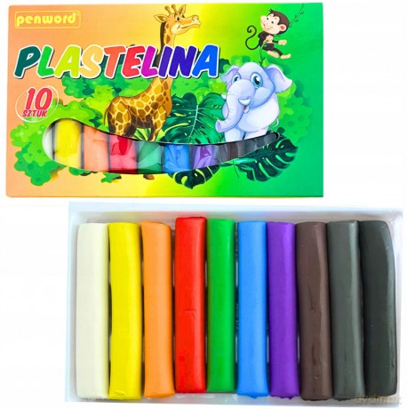 Plastelina 10 kolorów