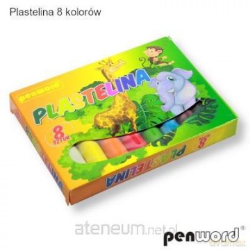 Plastelina 8 kolorów