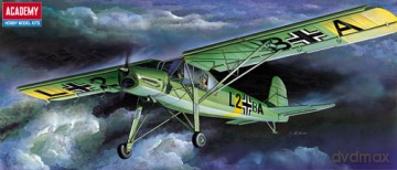 ACADEMY Fieseler F1. 156 Storch Morane 1661 [MODELARSTWO]
