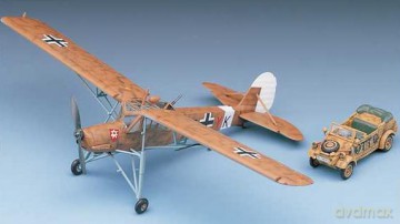 ACADEMY Fieseler FI.156 Storch 2212 [MODELARSTWO]