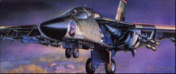 ACADEMY General Dynamics F111E Strategic 1689 [MODELARSTWO]
