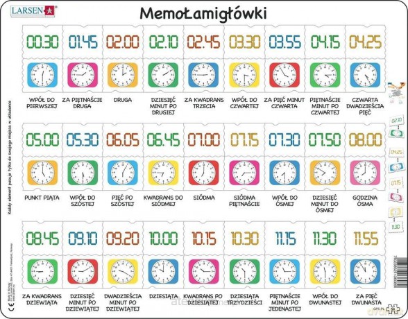Układanka Zegar i czas [PUZZLE]