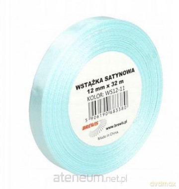 Wstążka satynowa błękitna 12mmx32m
