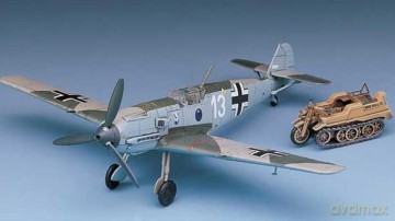 ACADEMY Messerschmitt Bf109E 34 2214 [MODELARSTWO]