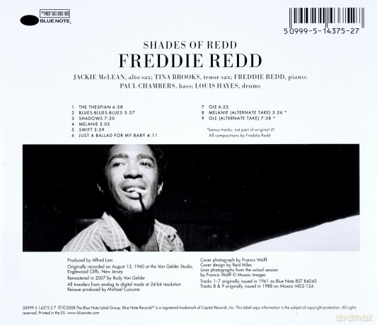 Freddie Redd: Shades Of Redd (RVG) [CD]