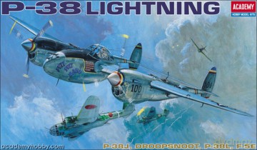 ACADEMY P38 Lightning P38J 2215 [MODELARSTWO]