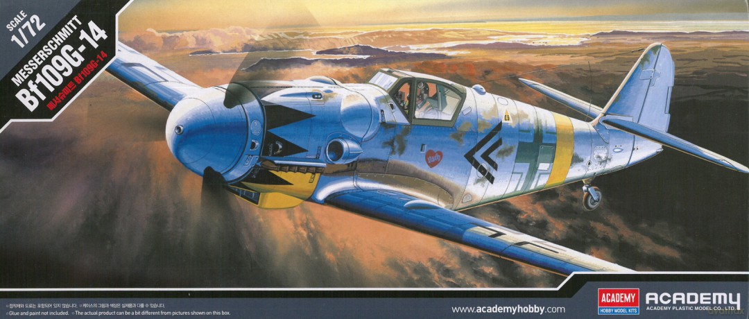 ACADEMY Messerschmitt BF109G14 1653 [MODELARSTWO]