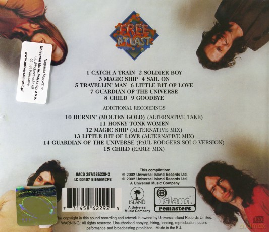 Free: At Last (Remaster) [CD]