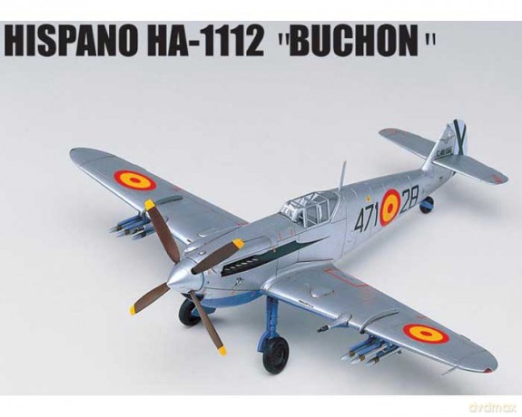 ACADEMY Hispano HA1112 Buchon 12203 [MODELARSTWO]