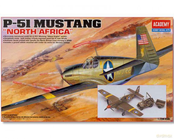 ACADEMY P51 Mustang North Africa 12401 [MODELARSTWO]