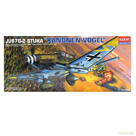 ACADEMY Ju 87G2 Stuka "Kanonen Vogel" 12404 [MODELARSTWO]