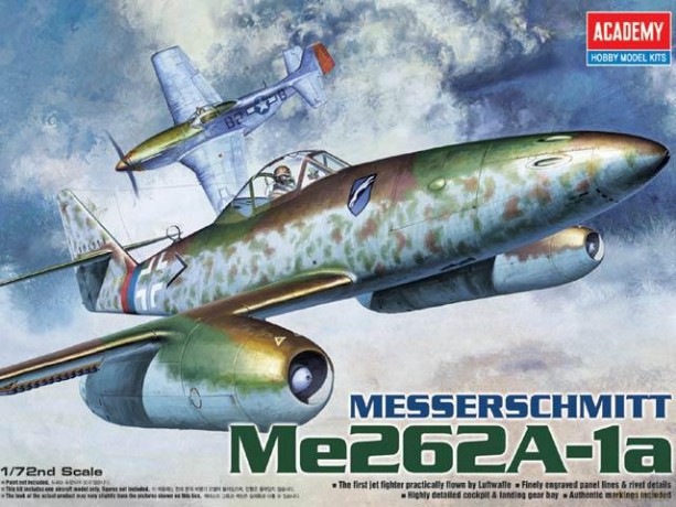 ACADEMY Messerschmitt Me 262A1a 12410 [MODELARSTWO]