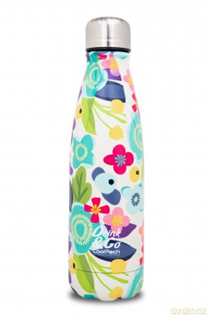 Bidon metalowy 500 ml Coolpack flower me