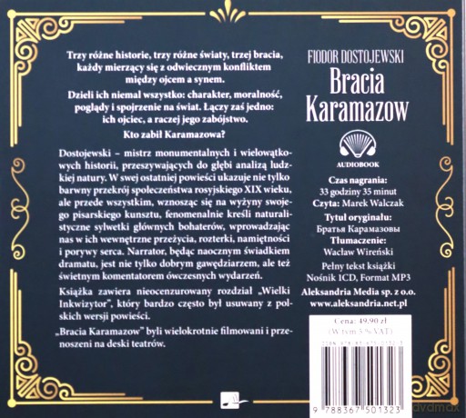 Bracia Karamazow - Fiodor Dostojewski [AUDIOBOOK]