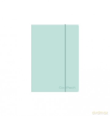 Brulion A5 80k linia z gumką Coolpack pastel powder mint
