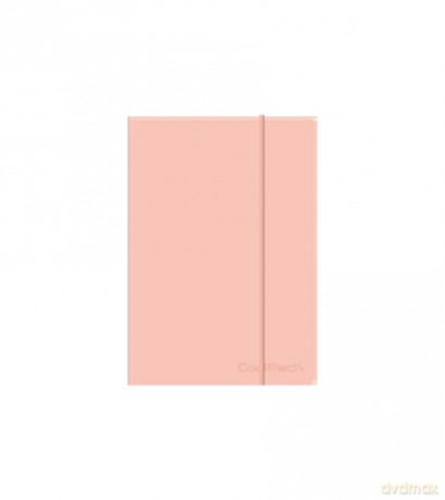 Brulion A5 80k linia z gumką Coolpack pastel powder peach