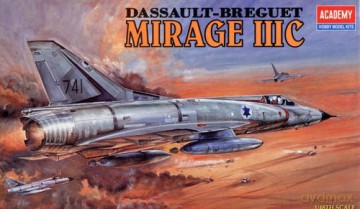 ACADEMY Mirage IIIC Israel 1622 [MODELARSTWO]