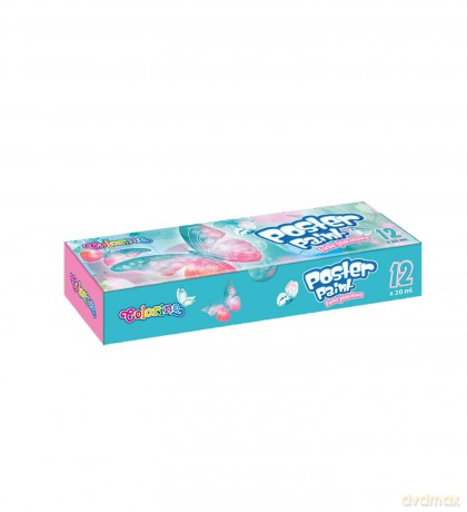 Farby plakatowe CP Colorino dreams 20 ml 12 kolorów
