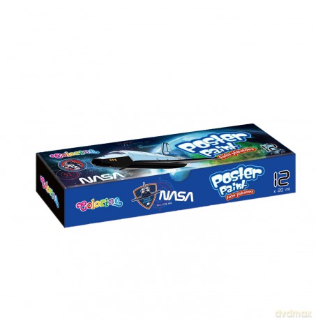 Farby plakatowe CP Colorino dreams 20 ml 12 kolorów nasa