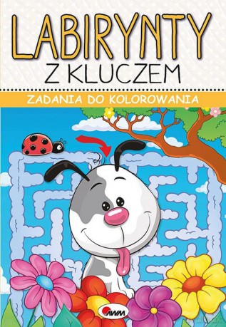 Labirynty z kluczem. Zadania do kolorowania - Opracowanie zbiorowe [KSIĄŻKA]