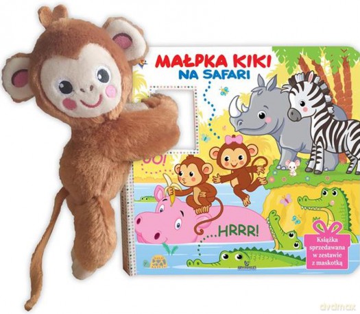 Małpka Kiki na safari - Jarek Żukowski [KSIĄŻKA]