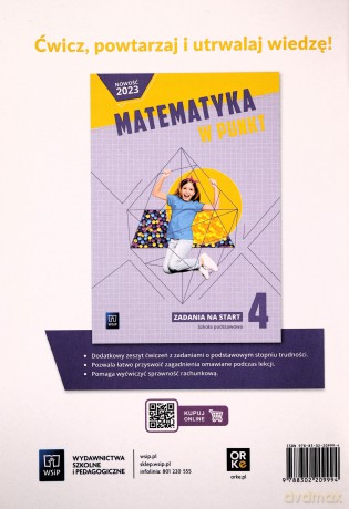 Matematyka w punkt zeszyt ćwiczeń klasa 4 część 2 szkoła podstawowa - Elżbieta Mrożek, Weronika Figurska-Zięba, Aleksandra Szklarska [KSIĄŻKA]