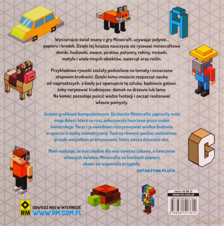 Minecraft Kurs rysowania - Katarzyna Pluta [KSIĄŻKA]