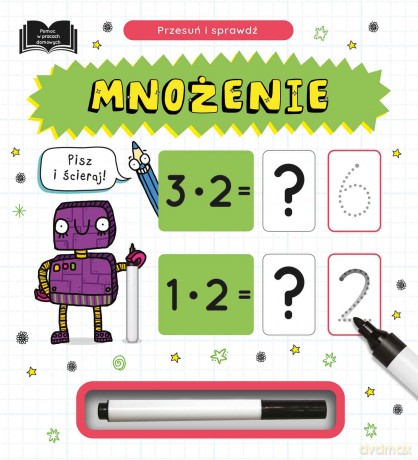 Mnożenie. Przesuń i sprawdź - Opracowanie zbiorowe [KSIĄŻKA]