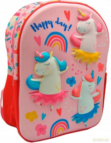 Plecak mały Unicorn Unicorn 3D KL11333
