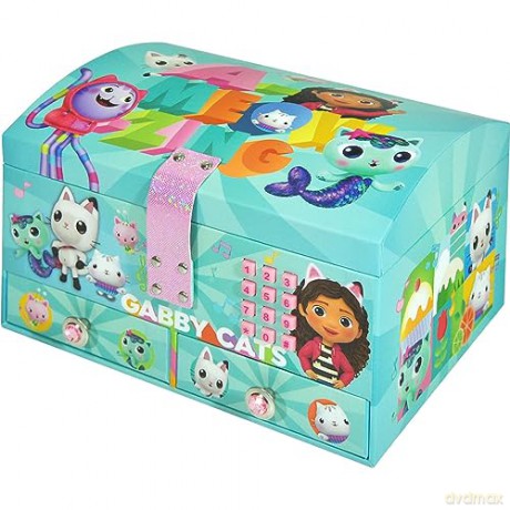 Pudełko na bizuterię z kodem i efektami dźwiękowymi Gabby's Dollhouse GD00041