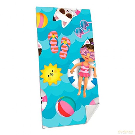 Ręcznik plażowy Gabby's Dollhouse 70x140 cm GD00003