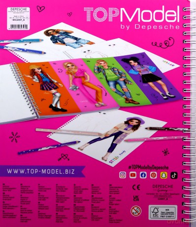 Szkicownik projektantki TOP Model 12447A