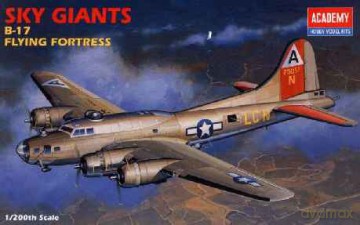 ACADEMY Boeing B17F Flying Fortress 2102 [MODELARSTWO]