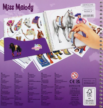 Zestaw Dress Me Up Miss Melody Around the world 12431A