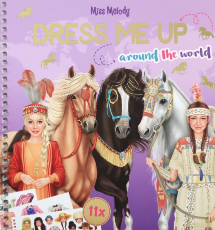 Zestaw Dress Me Up Miss Melody Around the world 12431A