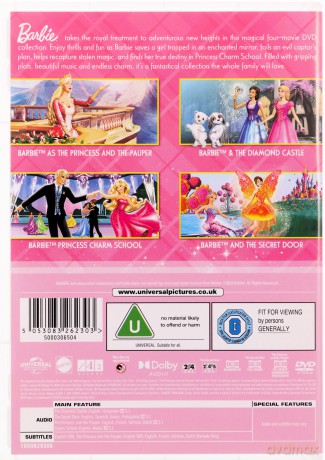 Barbie Princess Collection (4 Films) [DVD]