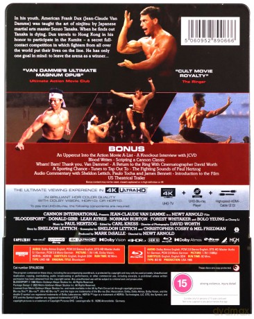 Bloodsport (Limited) (steelbook) (Krwawy sport) [Blu-Ray 4K]