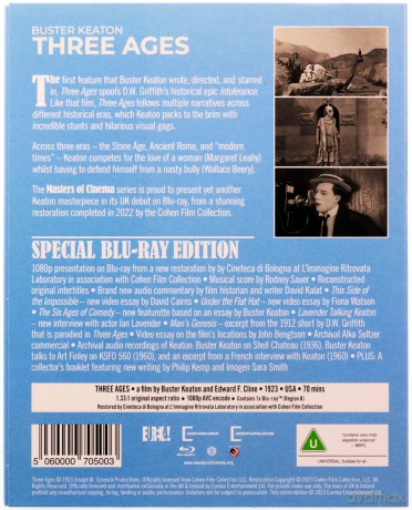 Buster Keaton - Three Ages (Limited) (Trzy wieki) [Blu-Ray]