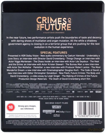 Crimes Of The Future (Zbrodnie przyszłości) [Blu-Ray 4K]