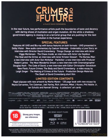 Crimes Of The Future (Limited) (Zbrodnie przyszłości) [Blu-Ray 4K]