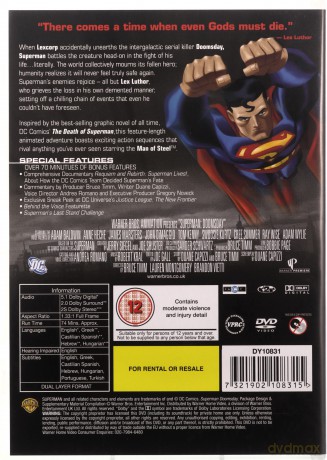 DC Superman - Doomsday [DVD]