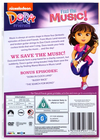 Dora The Explorer - Dora And Friends - Feel The Music [DVD]