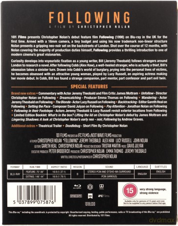 Following (Limited) (Śledząc) [Blu-Ray]