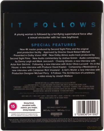 It Follows (Coś za mną chodzi) [Blu-Ray 4K]