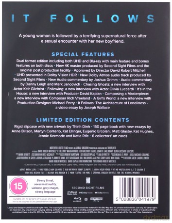 It Follows (Limited) (Coś za mną chodzi) [Blu-Ray 4K]
