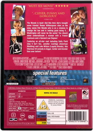 Legally Blonde 2 (Legalna blondynka 2) [DVD]