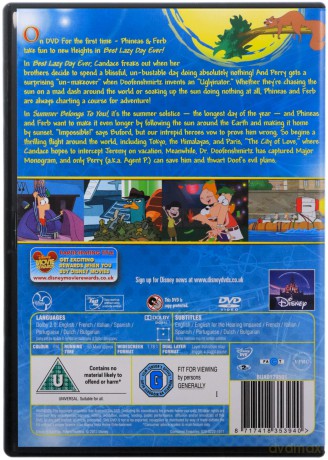 Phineas And Ferb - Best Lazy Day Ever (Fineasz i Ferb) [DVD]